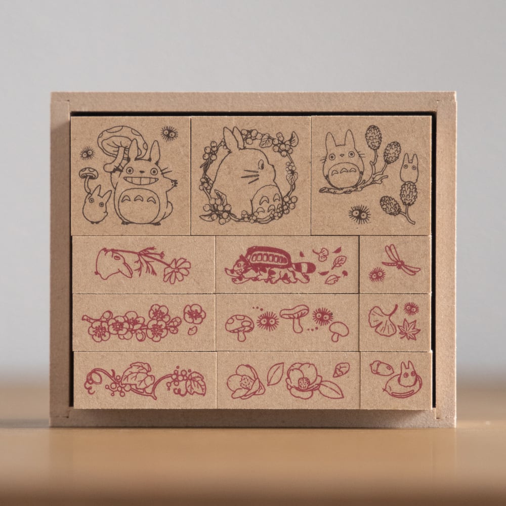 My Neighbor Totoro Rubber Stamp Set - Autumn & Winter | Studio Ghibli