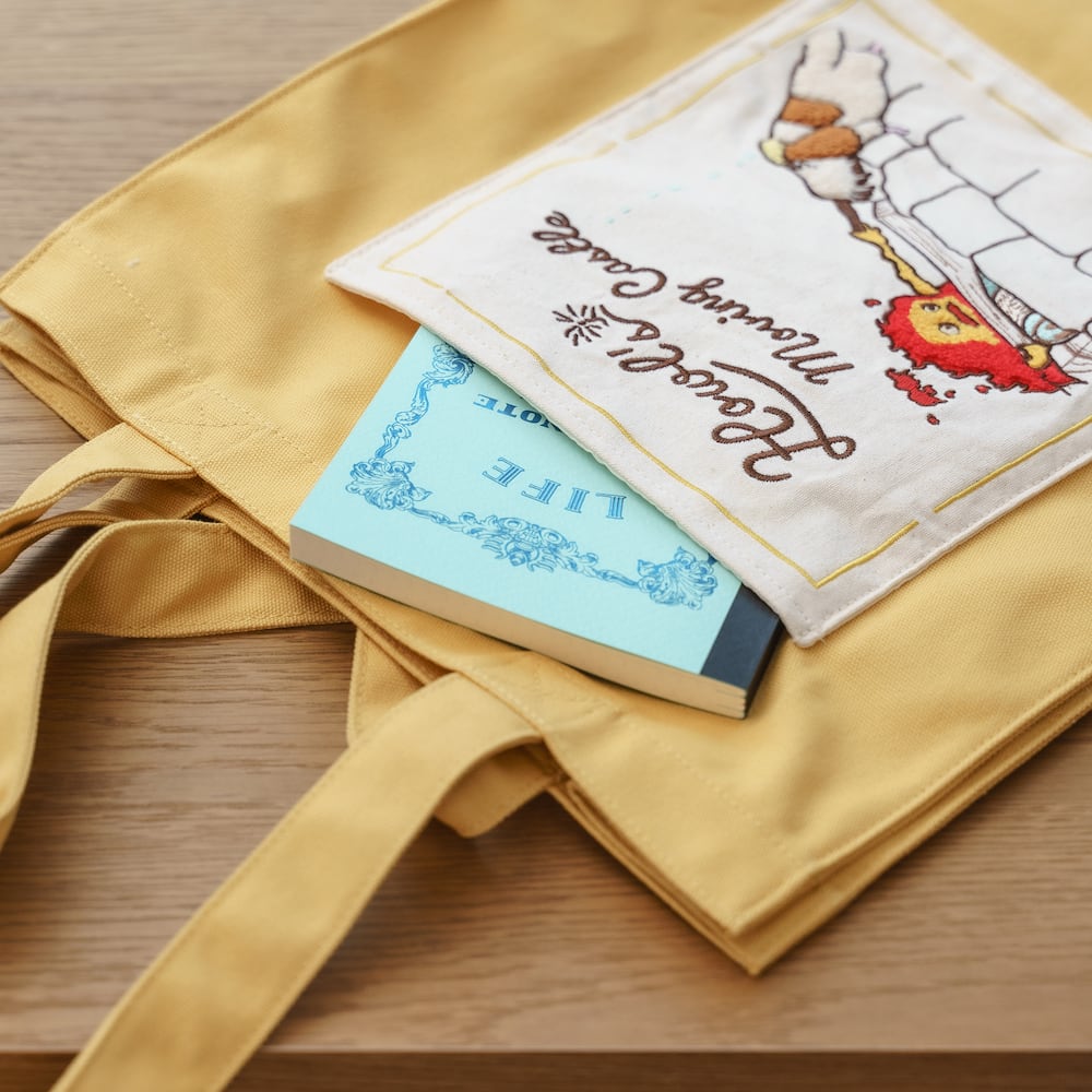Howl's Moving Castle Calcifer Macaron Colour Canvas Tote Bag｜Studio Ghibli