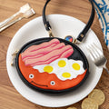 Howl's Moving Castle - Calcifer Bacon and Eggs Reel Coin Purse / Card Case | Studio Ghibli
