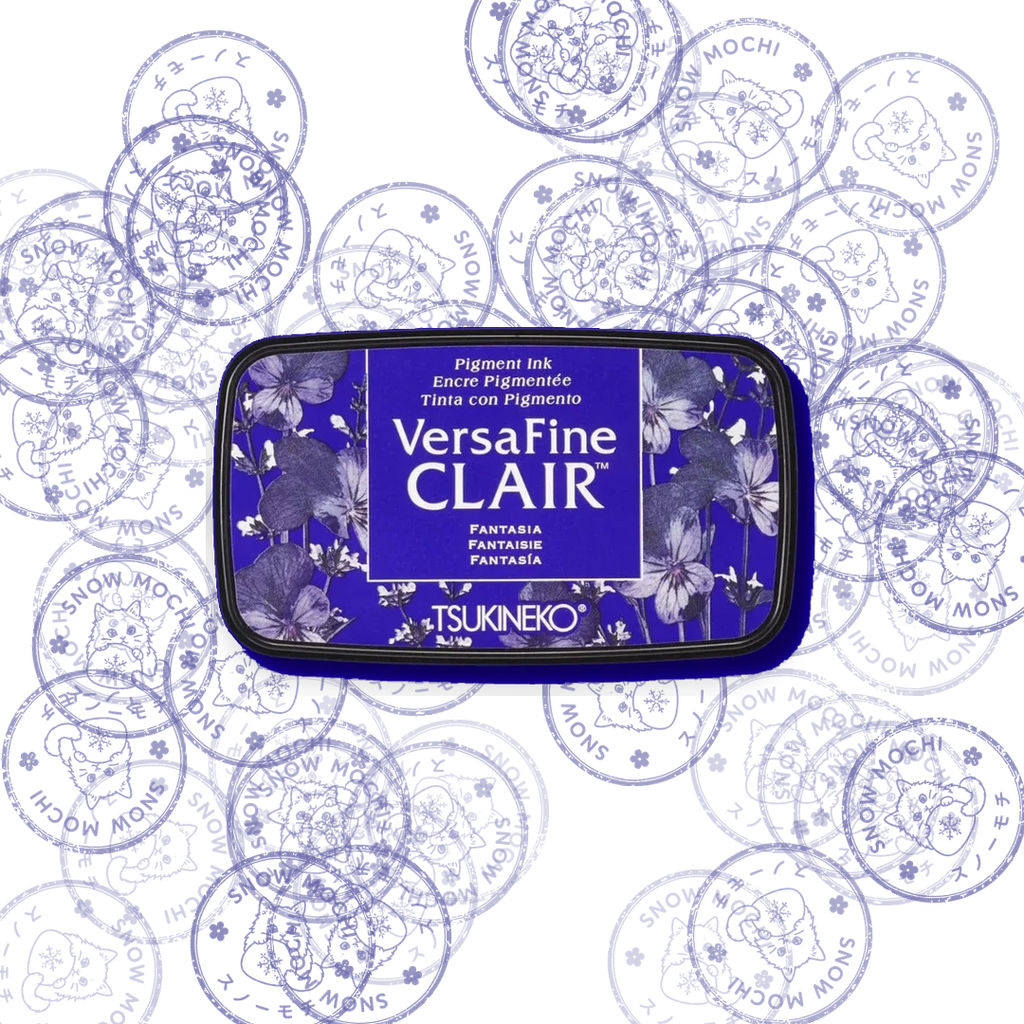Tsukineko Versafine Clair Pigment Ink Pad | Stamp Pad - Blue Tones