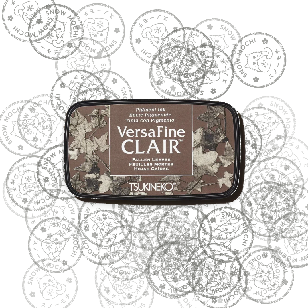Tsukineko Versafine Clair Pigment Ink Pad | Stamp Pad - Brown & Beige Tones