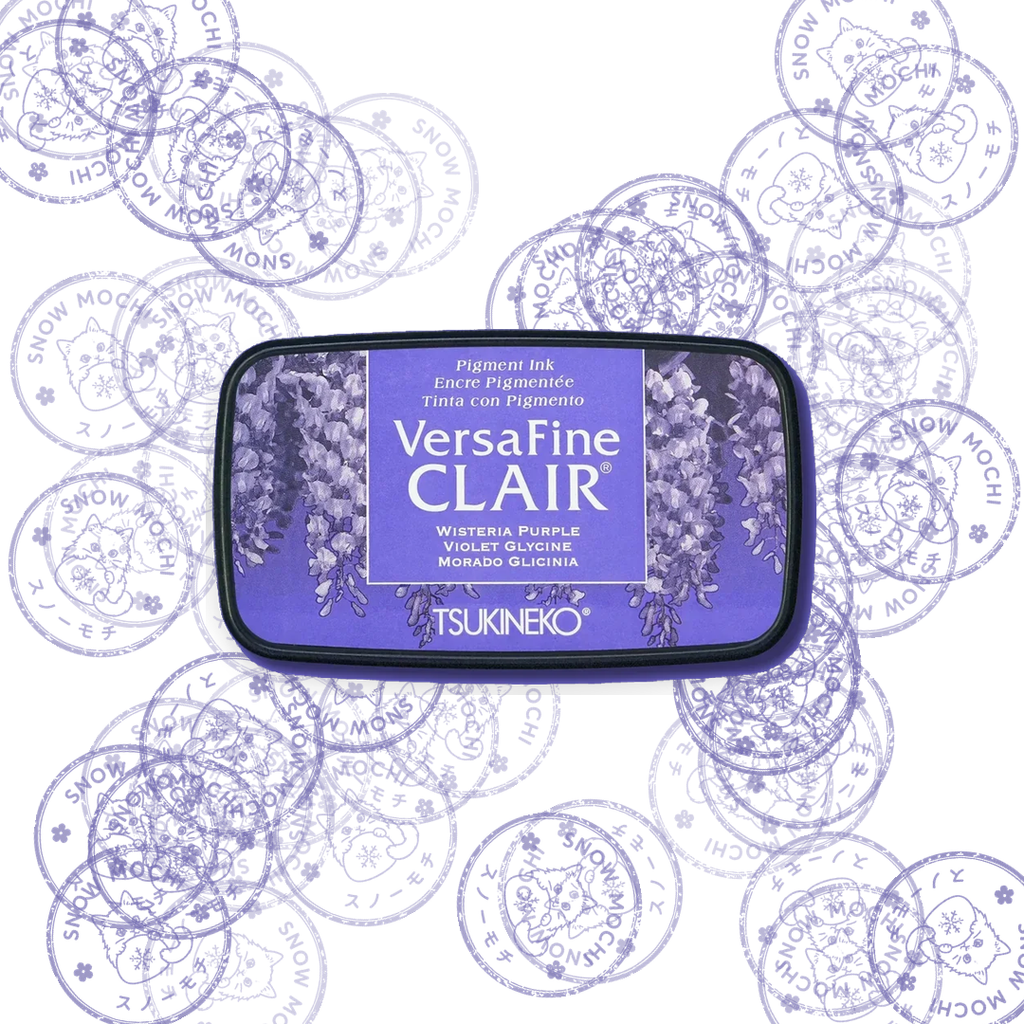 Tsukineko Versafine Clair Pigment Ink Pad | Stamp Pad  - Purple Tones