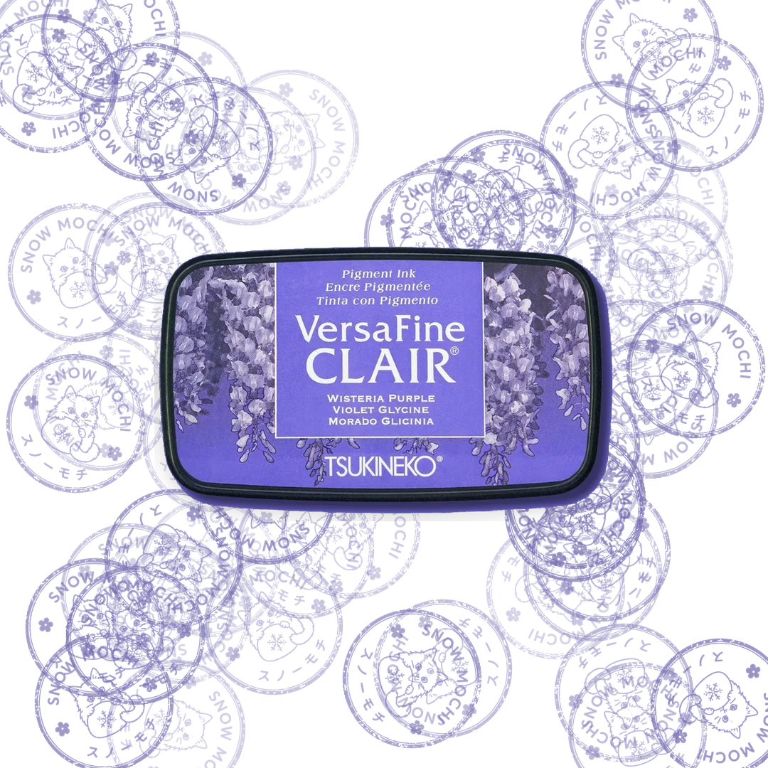 Tsukineko Versafine Clair Pigment Ink Pad | Stamp Pad  - Purple Tones