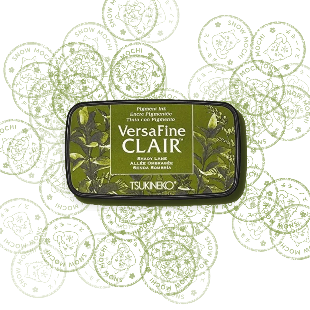 Tsukineko Versafine Clair Pigment Ink Pad | Stamp Pad - Green Tones