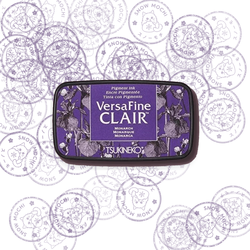 Tsukineko Versafine Clair Pigment Ink Pad | Stamp Pad  - Purple Tones