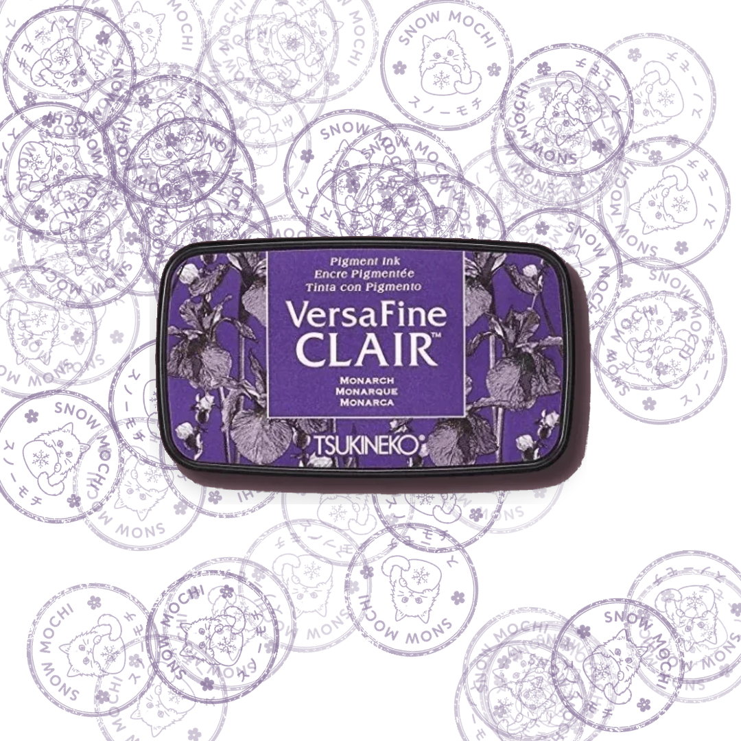 Tsukineko Versafine Clair Pigment Ink Pad | Stamp Pad  - Purple Tones