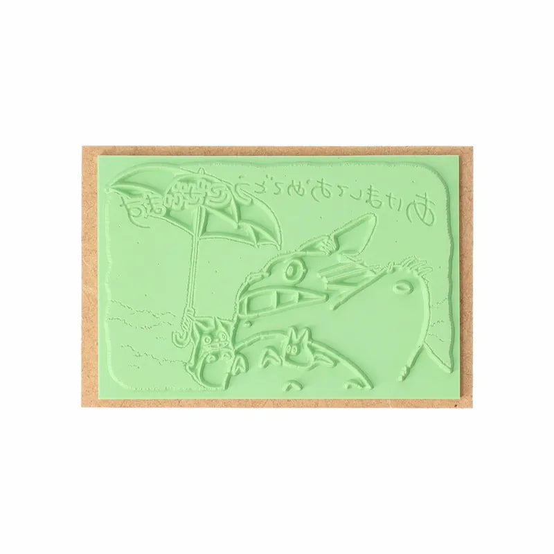 My Neighbor Totoro Wooden Rubber Stamp - Night Sky