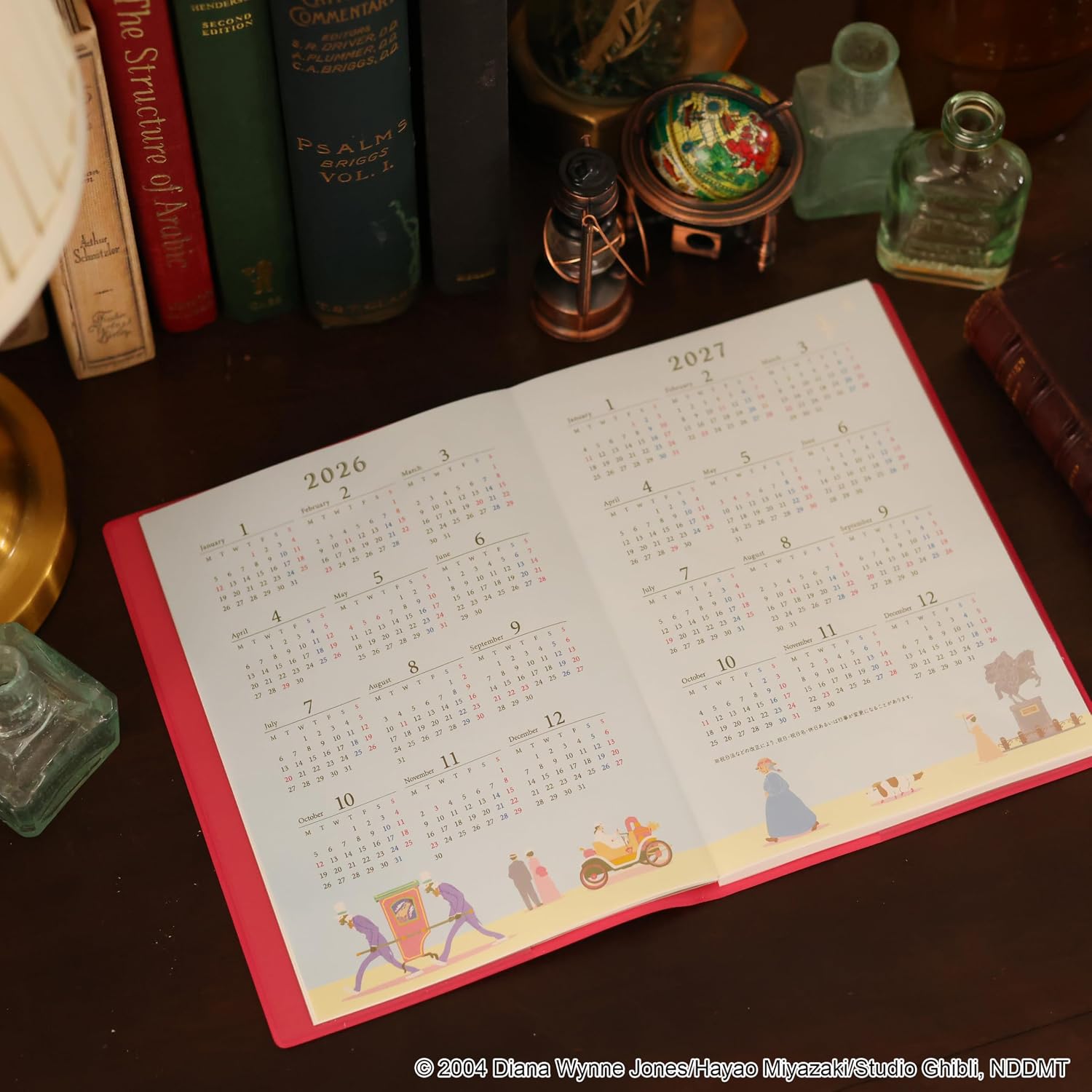 Howl's Moving Castle 2026 B6 Planner Diary | Studio Ghibli Schedule Book