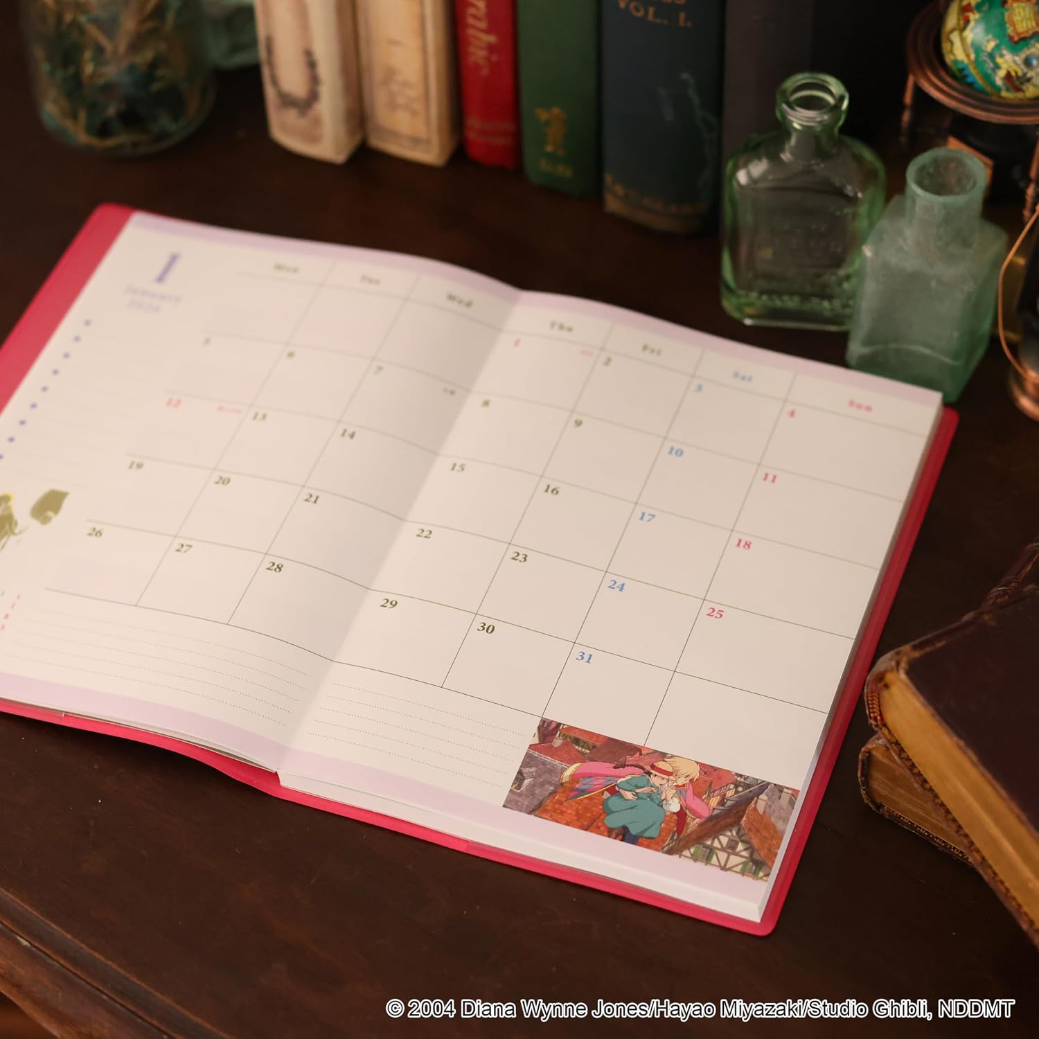 Howl's Moving Castle 2026 B6 Planner Diary | Studio Ghibli Schedule Book