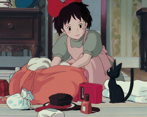 Kiki’s Delivery Service Macaron Colour Canvas Tote Bag｜Studio Ghibli