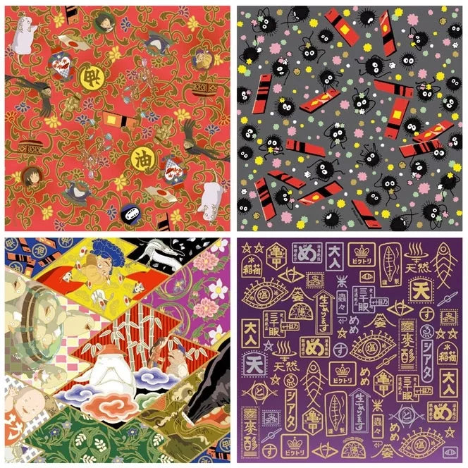 Spirited Away Washi Chiyogami Paper | Origami Paper - Studio Ghibli