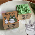 My Neighbor Totoro Small Rubber Stamp -Totoros with Soot Sprite | Studio Ghibli