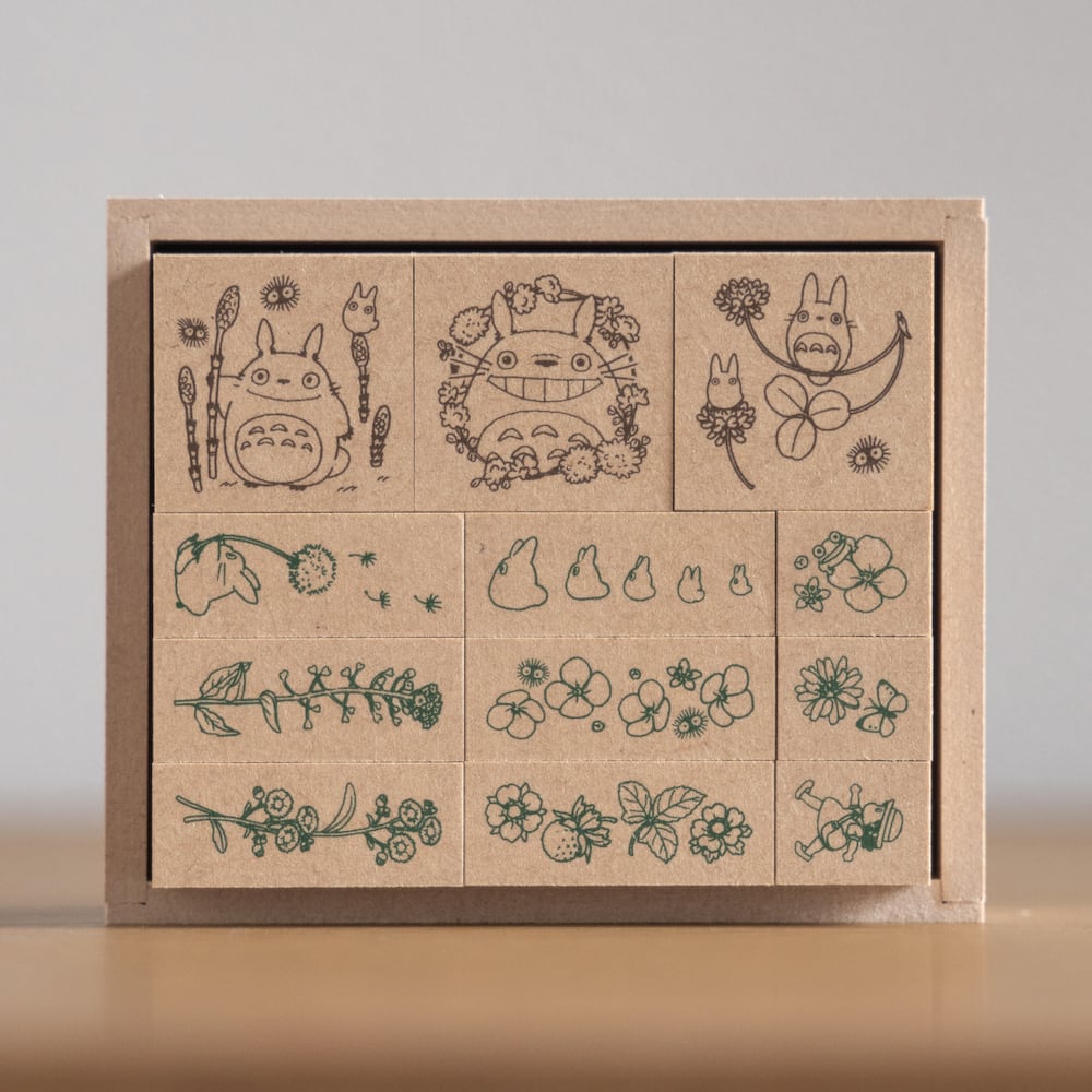 My Neighbor Totoro Rubber Stamp Set | Spring & Summer | Studio Ghibli