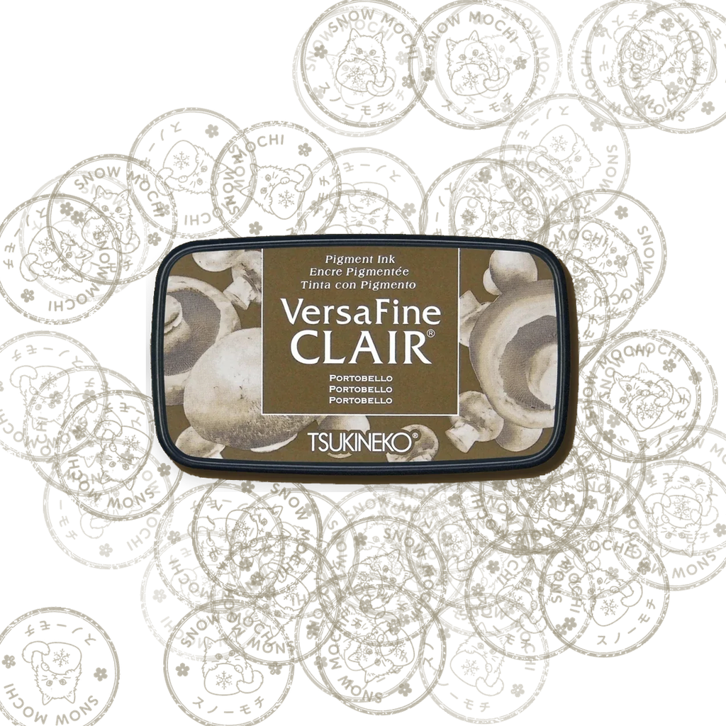 Tsukineko Versafine Clair Pigment Ink Pad | Stamp Pad - Brown & Beige Tones