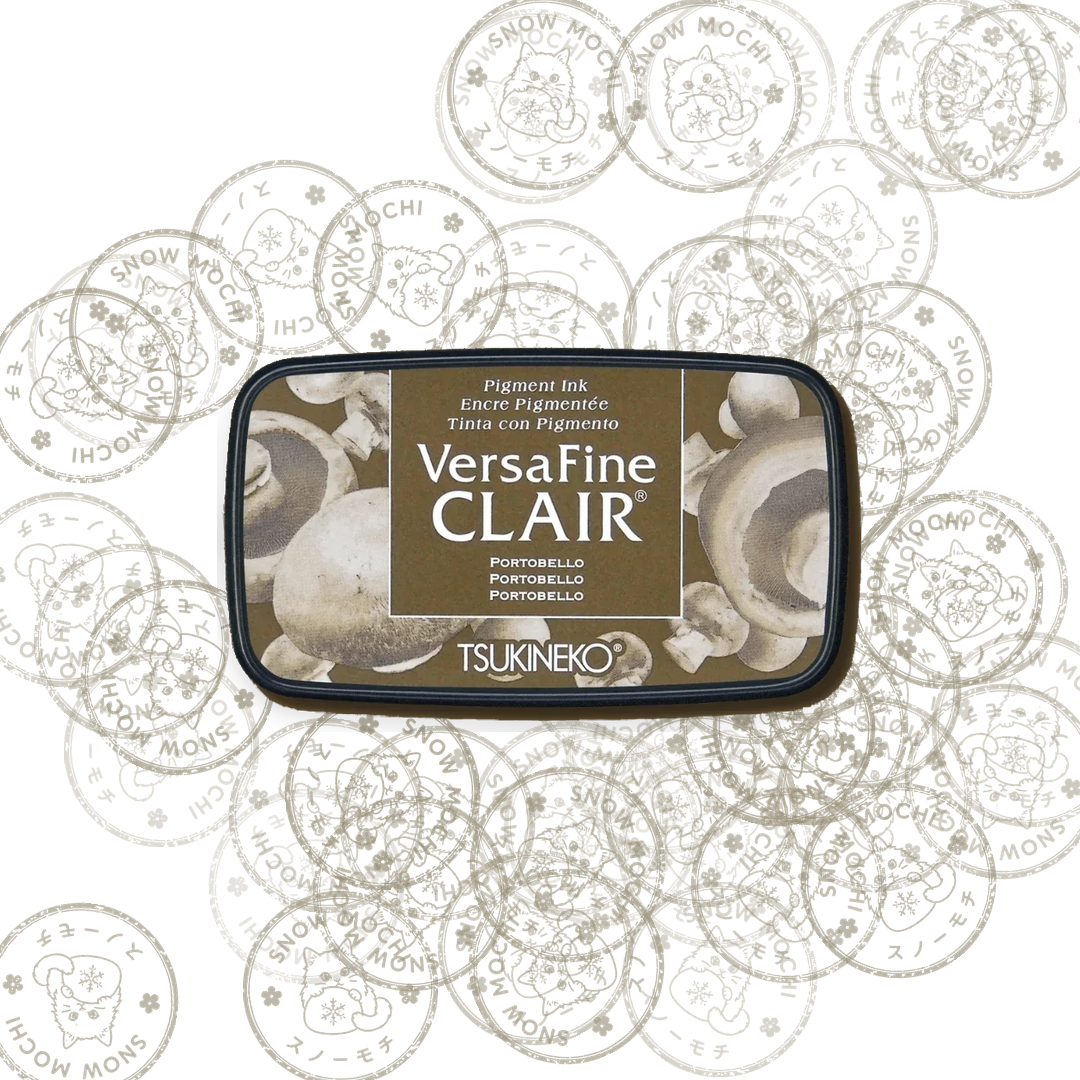 Tsukineko Versafine Clair Pigment Ink Pad | Stamp Pad - Brown & Beige Tones