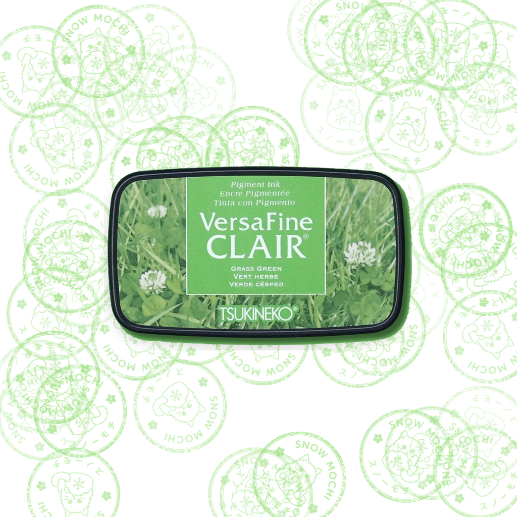 Tsukineko Versafine Clair Pigment Ink Pad | Stamp Pad - Green Tones