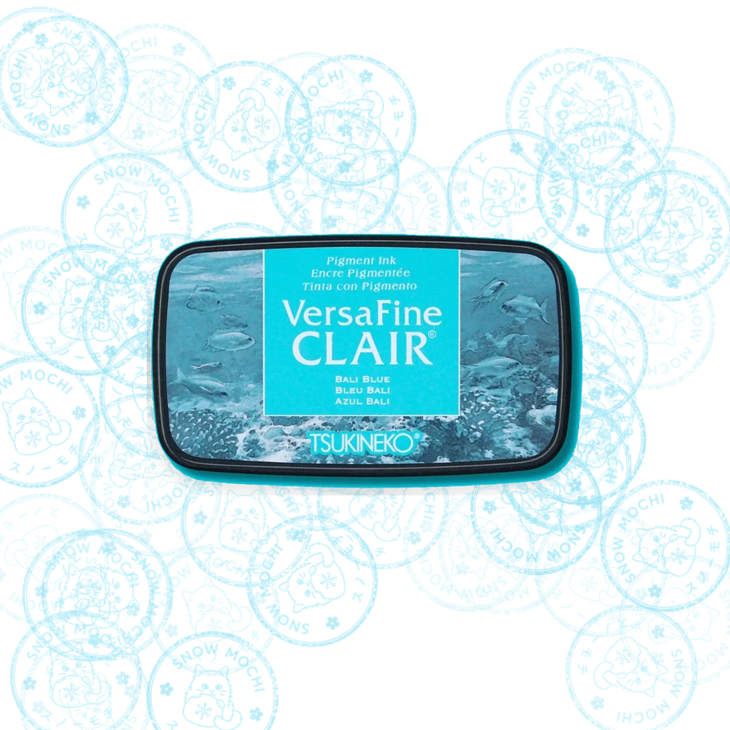 Tsukineko Versafine Clair Pigment Ink Pad | Stamp Pad - Blue Tones