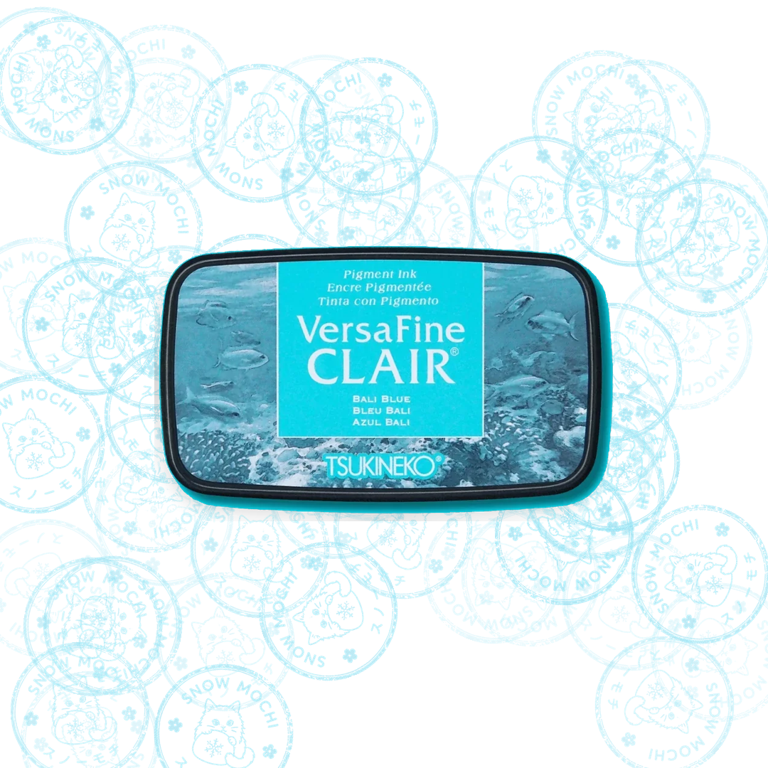 Tsukineko Versafine Clair Pigment Ink Pad | Stamp Pad - Blue Tones