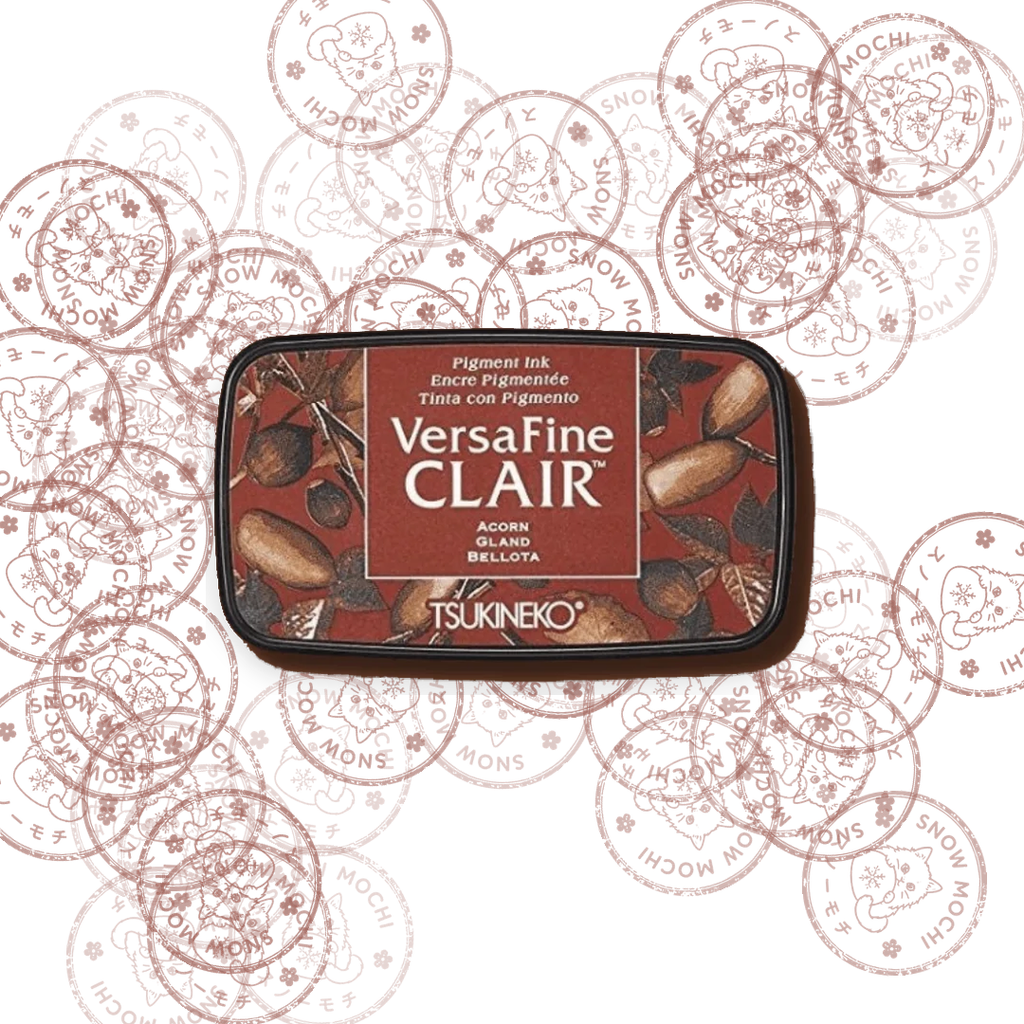 Tsukineko Versafine Clair Pigment Ink Pad | Stamp Pad - Brown & Beige Tones