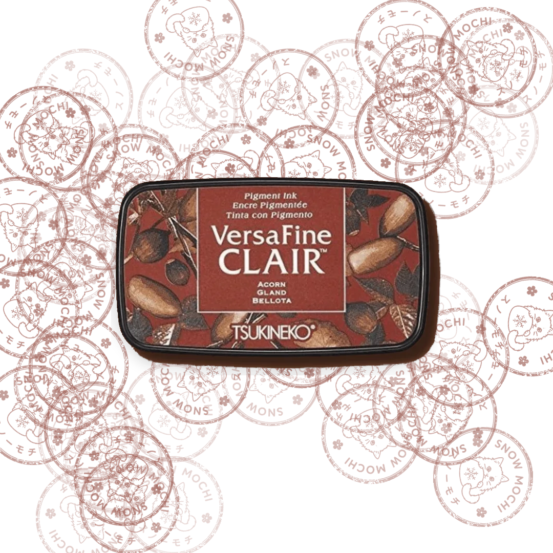 Tsukineko Versafine Clair Pigment Ink Pad | Stamp Pad - Brown & Beige Tones