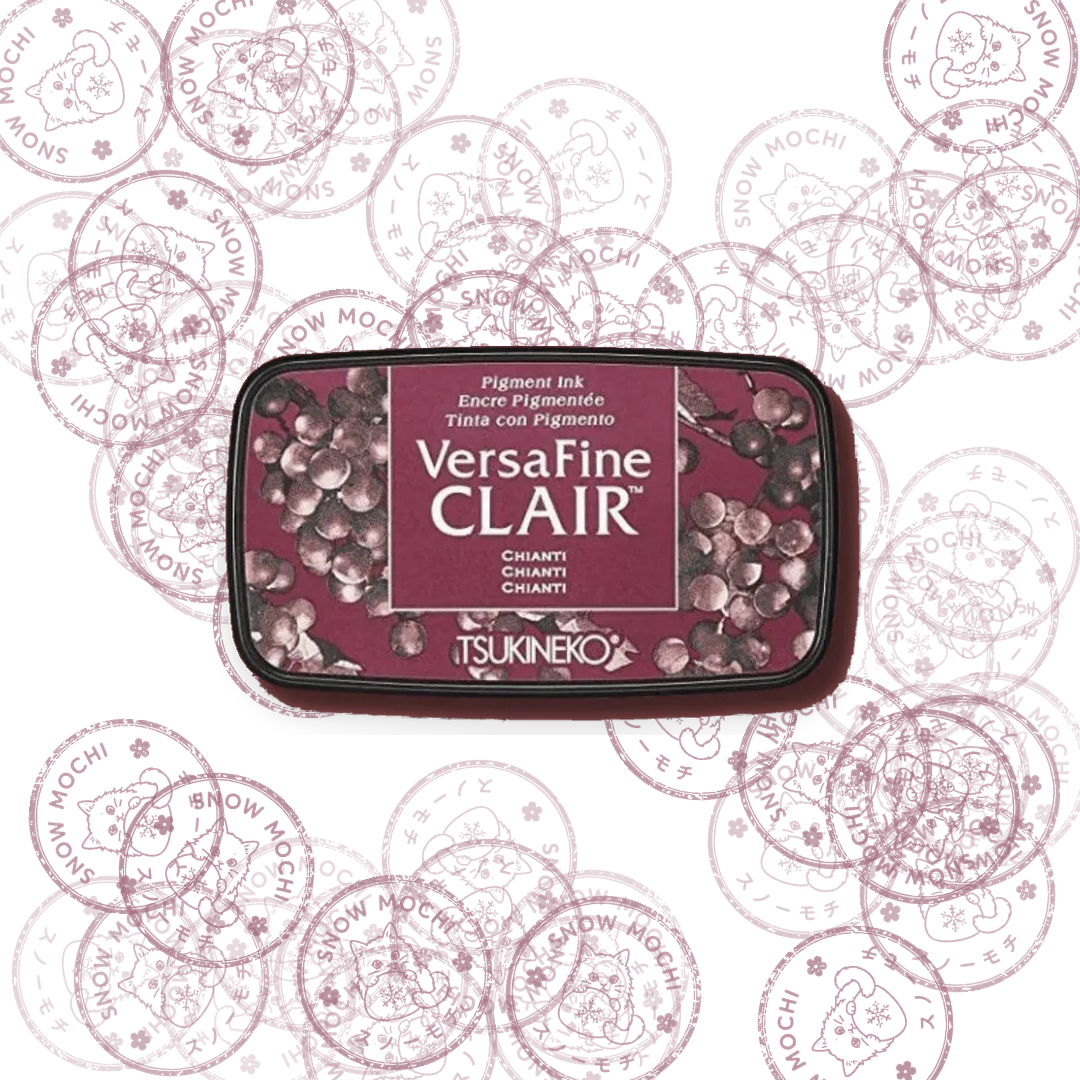 Tsukineko Versafine Clair Pigment Ink Pad | Stamp Pad - Red & Burgundy Tones