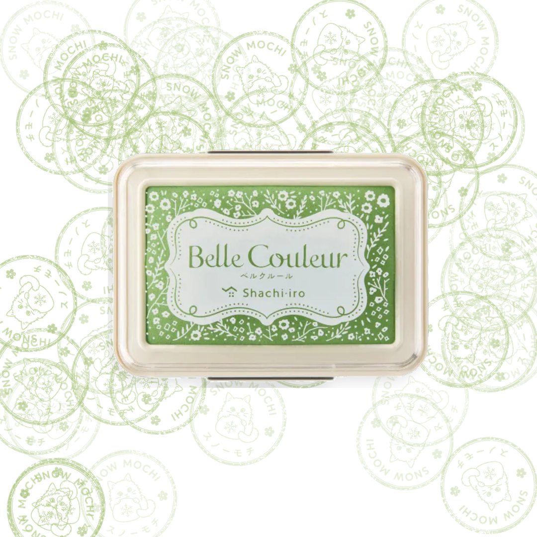 Shachihata Belle Couleur Pigment Ink Pad | Stamp Pad- 8 Assorted Colours