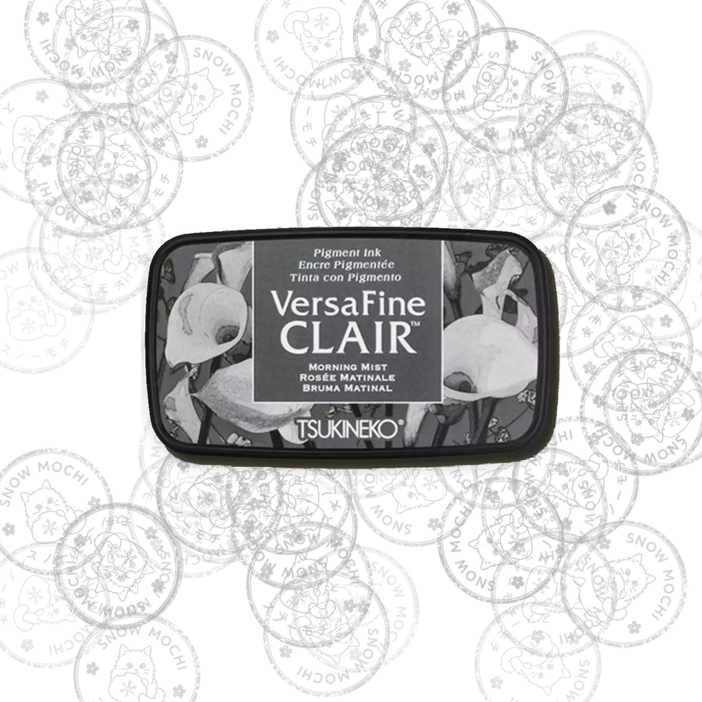 Tsukineko Versafine Clair Pigment Ink Pad | Stamp Pad - Black & Grey Tones