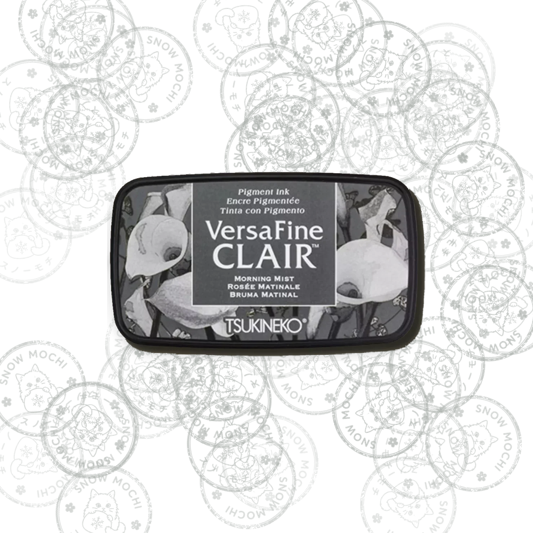 Tsukineko Versafine Clair Pigment Ink Pad | Stamp Pad - Black & Grey Tones