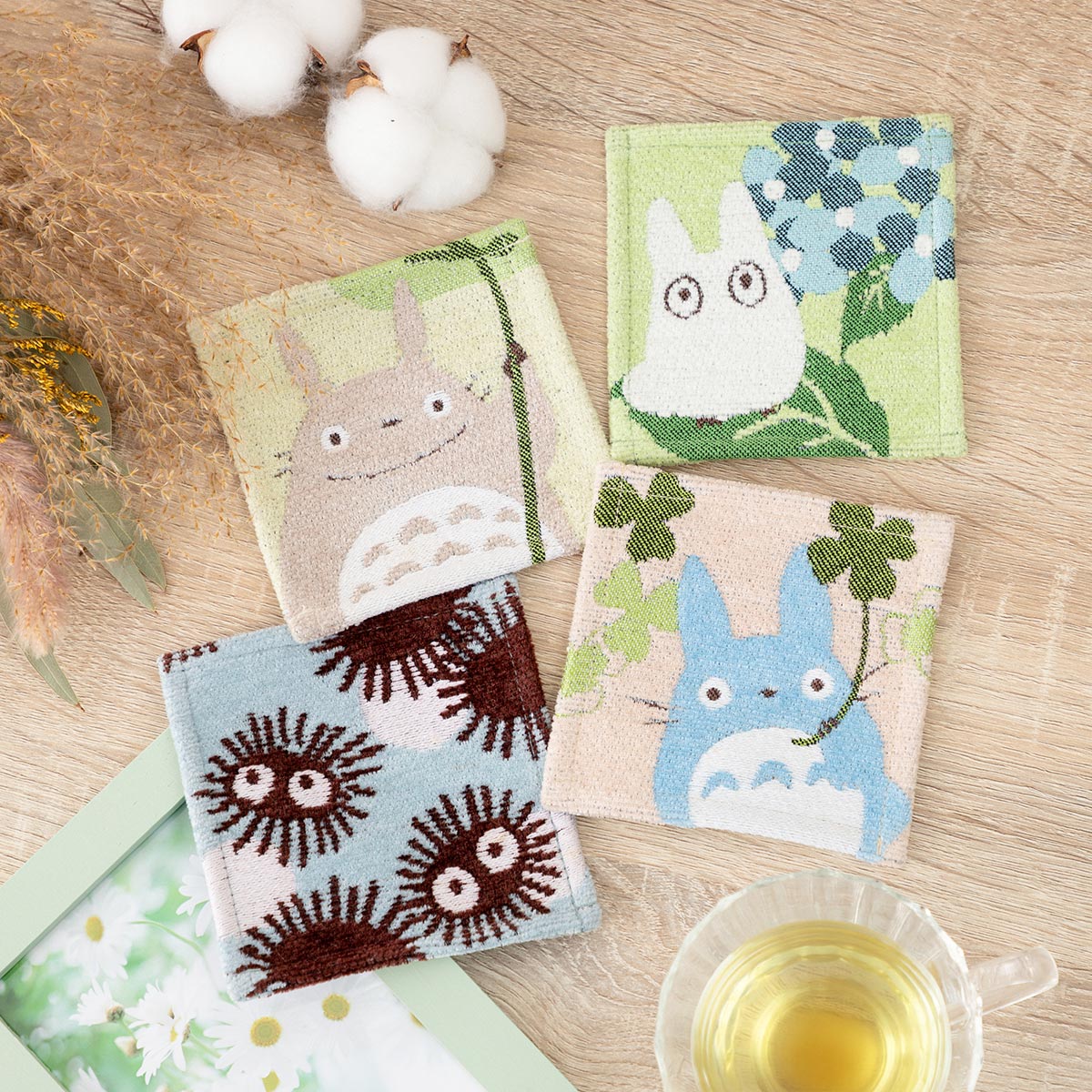 My Neighbor Totoro Woven Gobelin Coaster Set B | Studio Ghibli