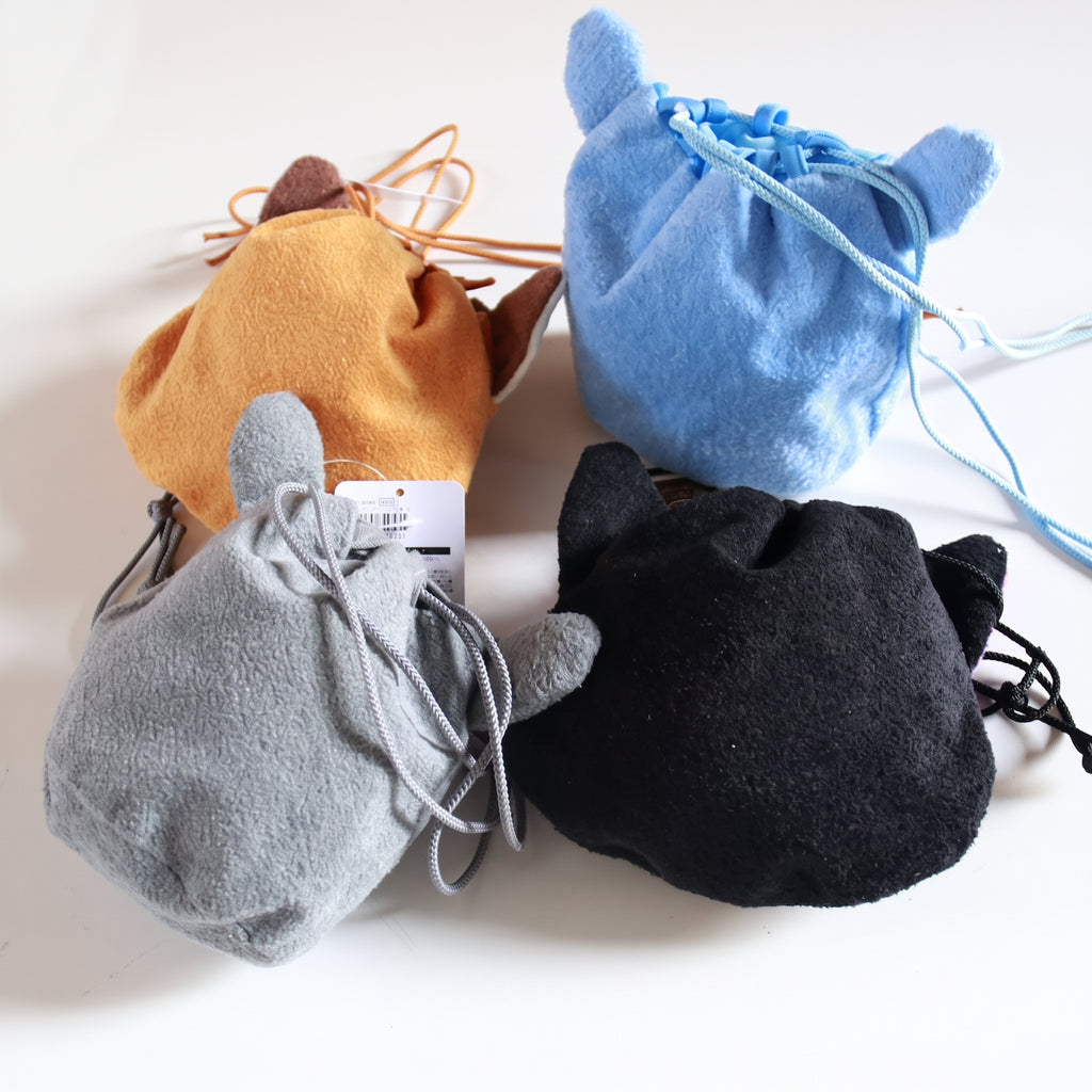 My Neighbor Totoro Blue Totoro Head-Shaped Drawstring Pouch | Studio Ghibli