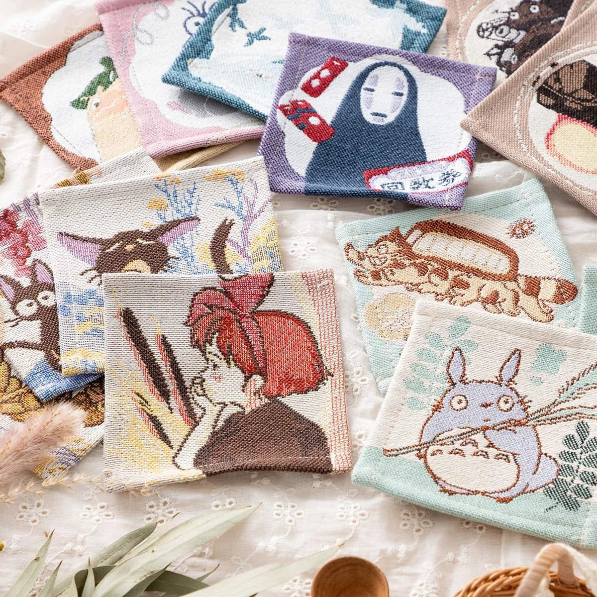 Kiki's Delivery Service Woven Gobelin Coaster | Studio Ghibli