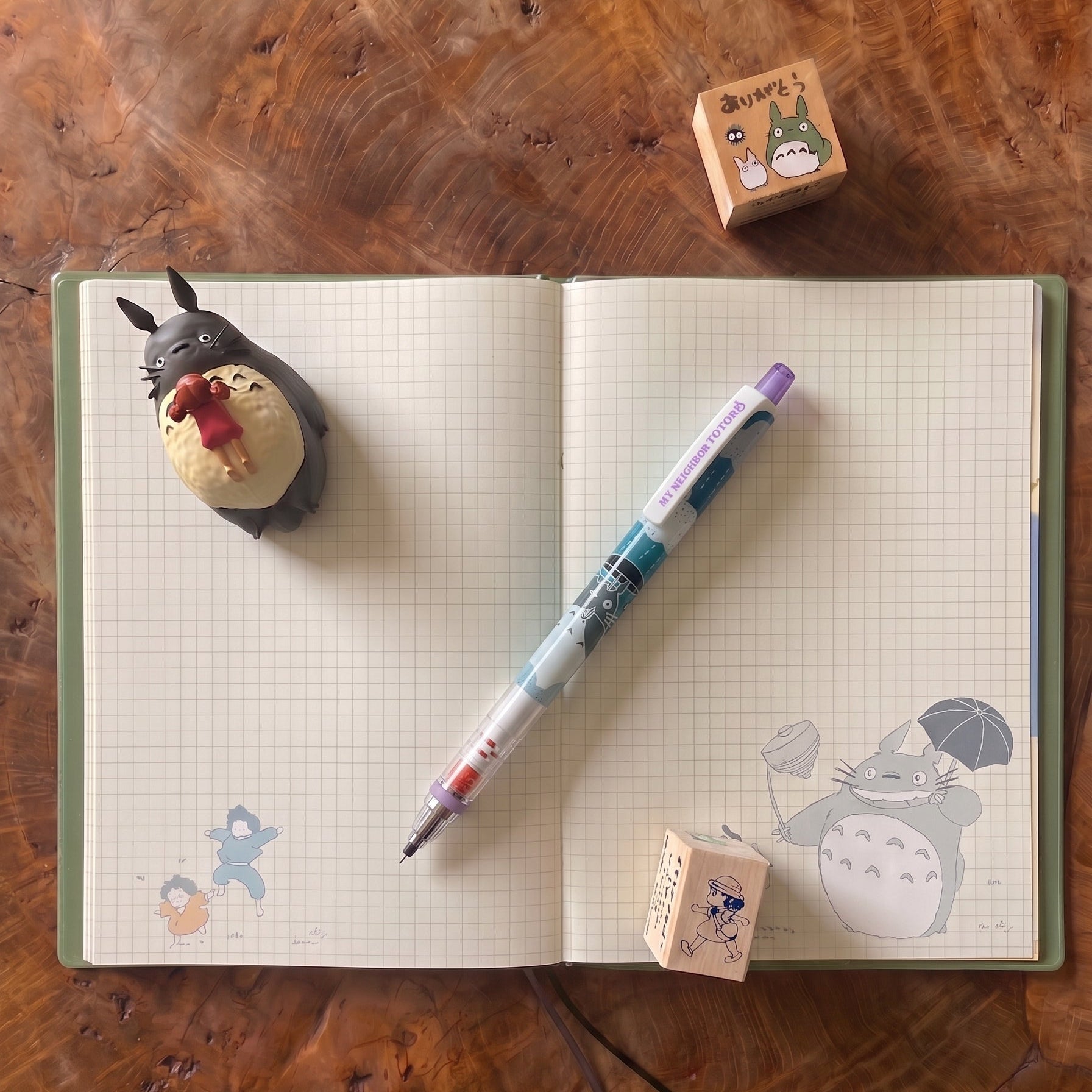 My Neighbor Totoro × Uni Kuru Toga Advance 0.5mm Mechanical Pencil - Rainy Days| Ghibli Collection