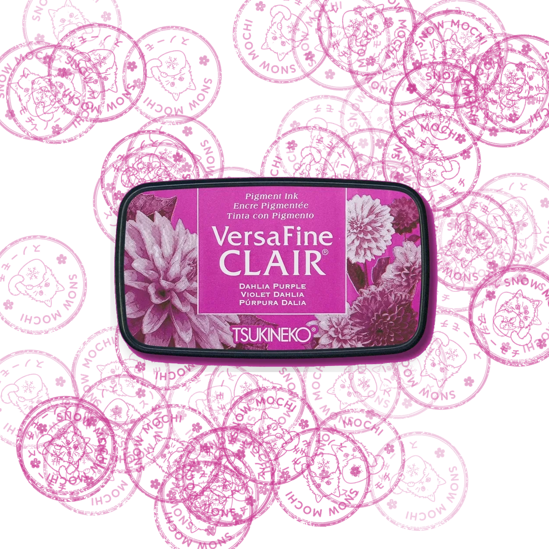 Tsukineko Versafine Clair Pigment Ink Pad | Stamp Pad  - Purple Tones