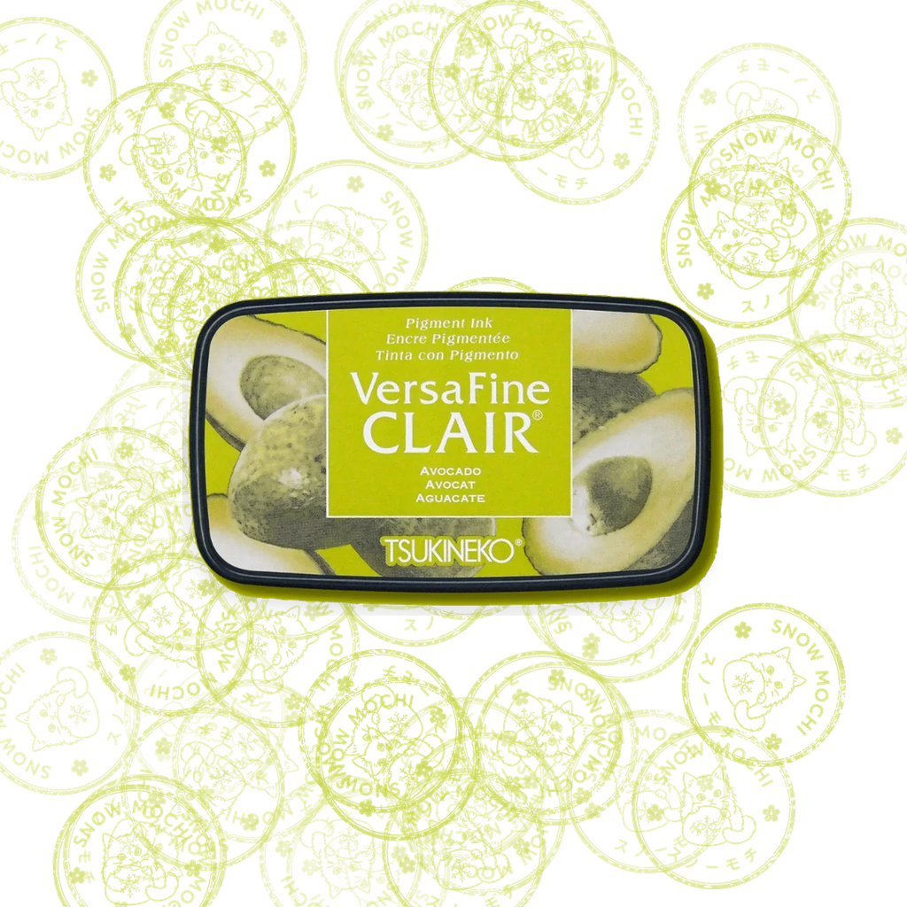 Tsukineko Versafine Clair Pigment Ink Pad | Stamp Pad - Green Tones
