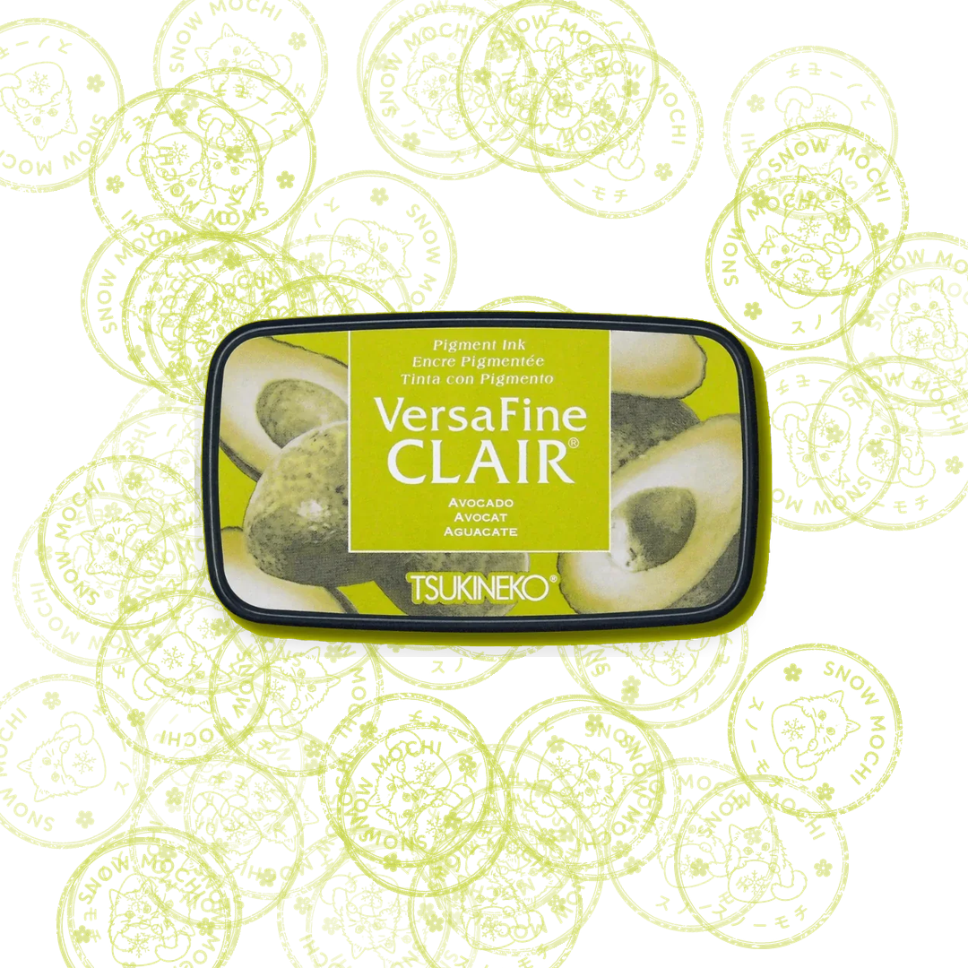 Tsukineko Versafine Clair Pigment Ink Pad | Stamp Pad - Green Tones
