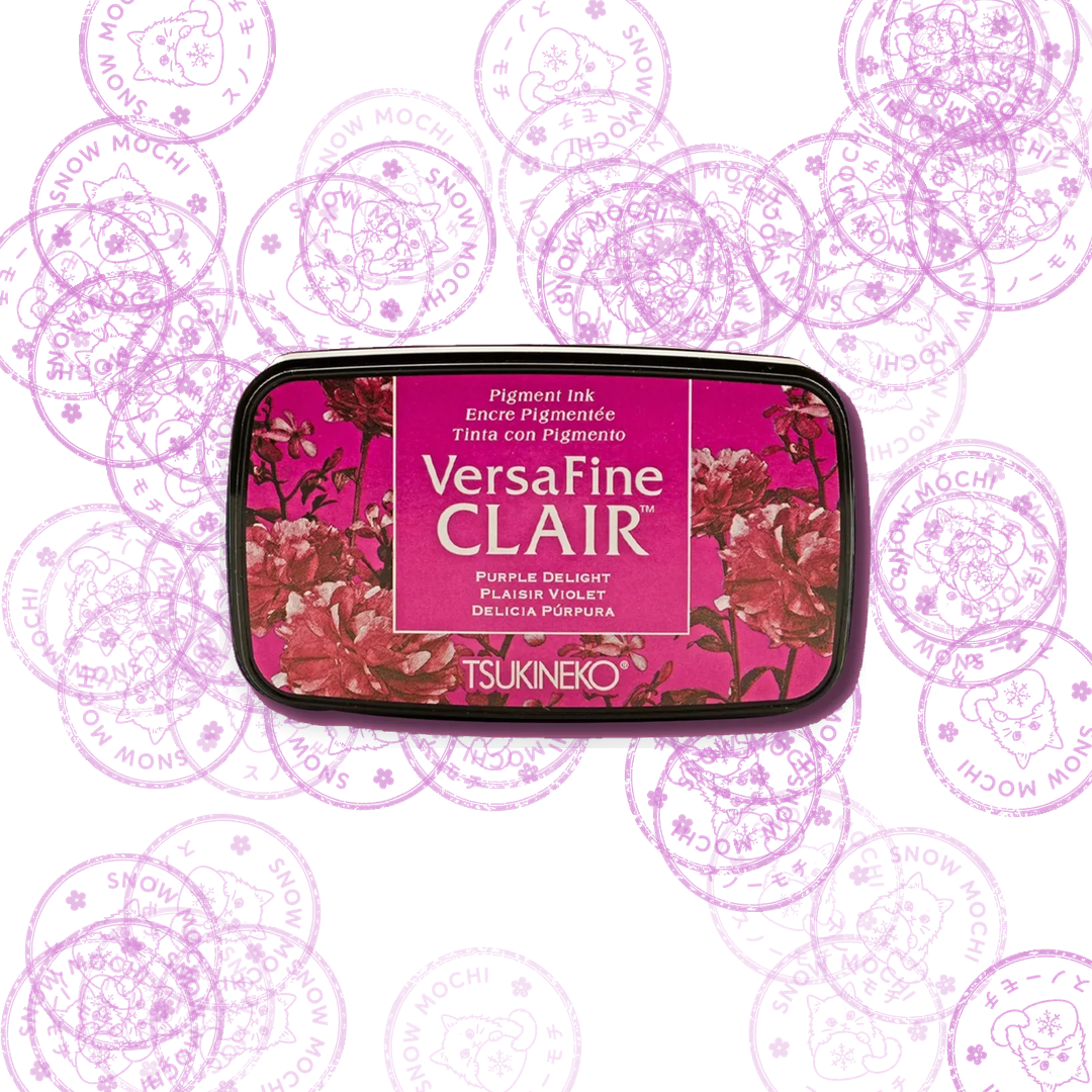 Tsukineko Versafine Clair Pigment Ink Pad | Stamp Pad  - Purple Tones
