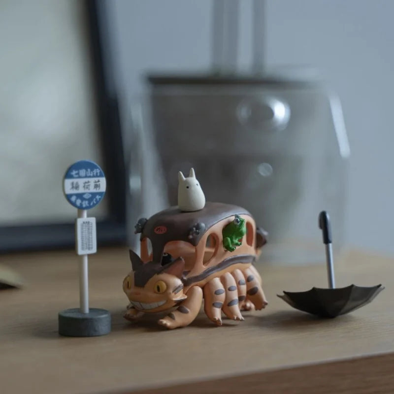 Ensky My Neighbor Totoro Catbus Nosechara Stacking Figures｜Studio Ghibli