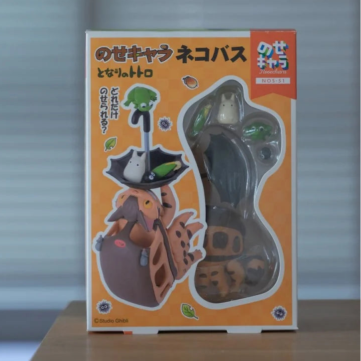 Ensky My Neighbor Totoro Catbus Nosechara Stacking Figures｜Studio Ghibli