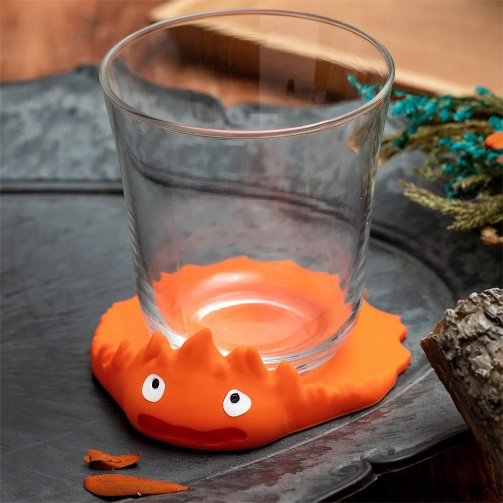 Howl’s Moving Castle Calcifer Silicone Coaster | Studio Ghibli