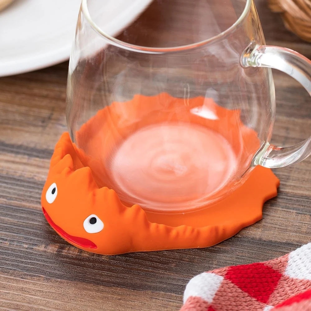 Howl’s Moving Castle Calcifer Silicone Coaster | Studio Ghibli