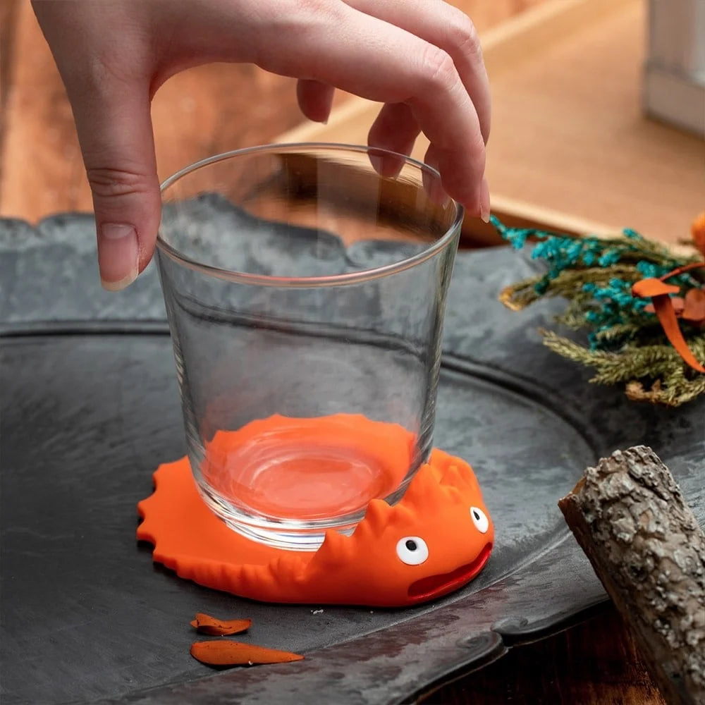 Howl’s Moving Castle Calcifer Silicone Coaster | Studio Ghibli