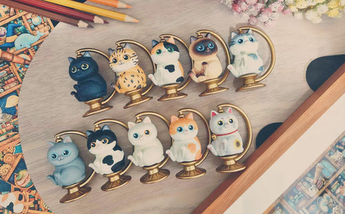 Cottonlion × Partner Toys – Cat Globe Collectible Figure Limited Edition 🧡Ginger Cat🧡
