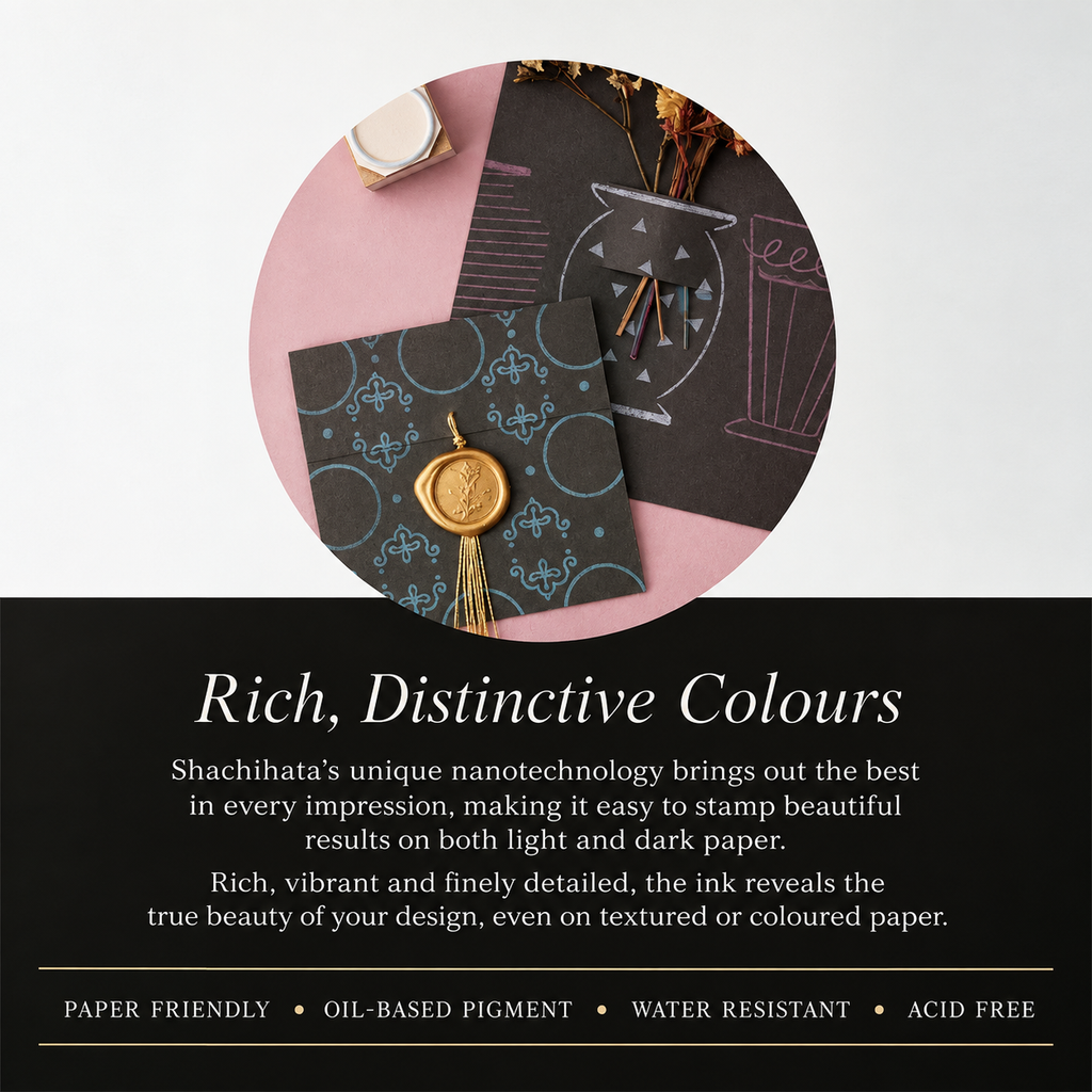 Shachihata Belle Couleur Pigment Ink Pad - Assorted Colours | Rubber Stamp Companion