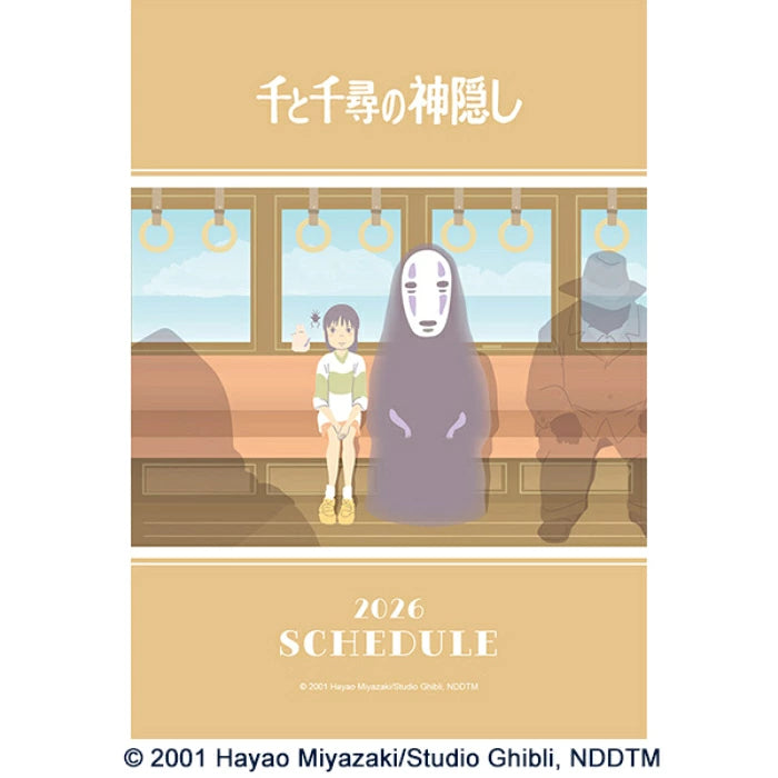 Spirited Away 2026 B6 Planner Diary | Studio Ghibli Schedule Book