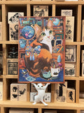 Cottonlion Cat Art Postcard E