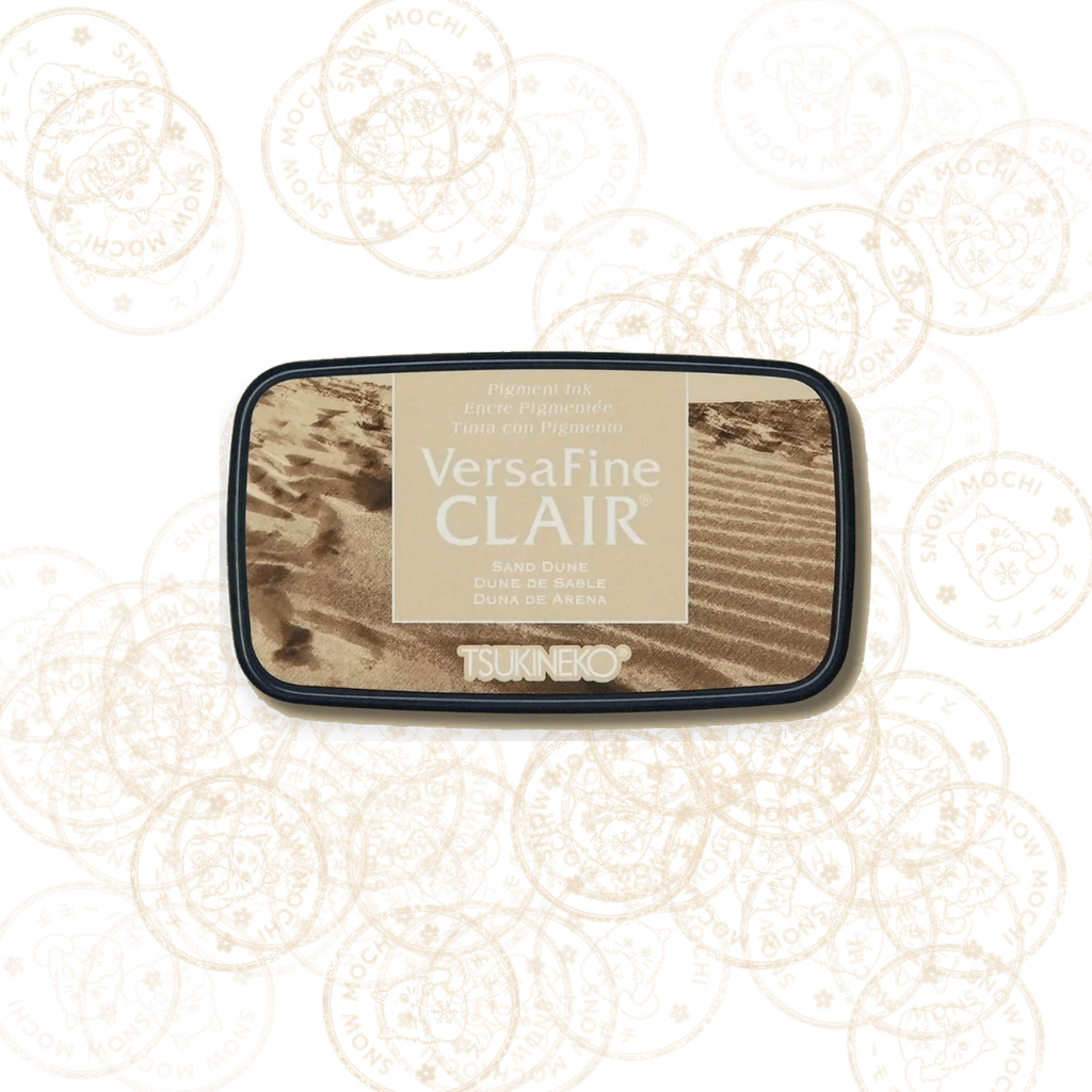 Tsukineko Versafine Clair Pigment Ink Pad | Stamp Pad - Brown & Beige Tones
