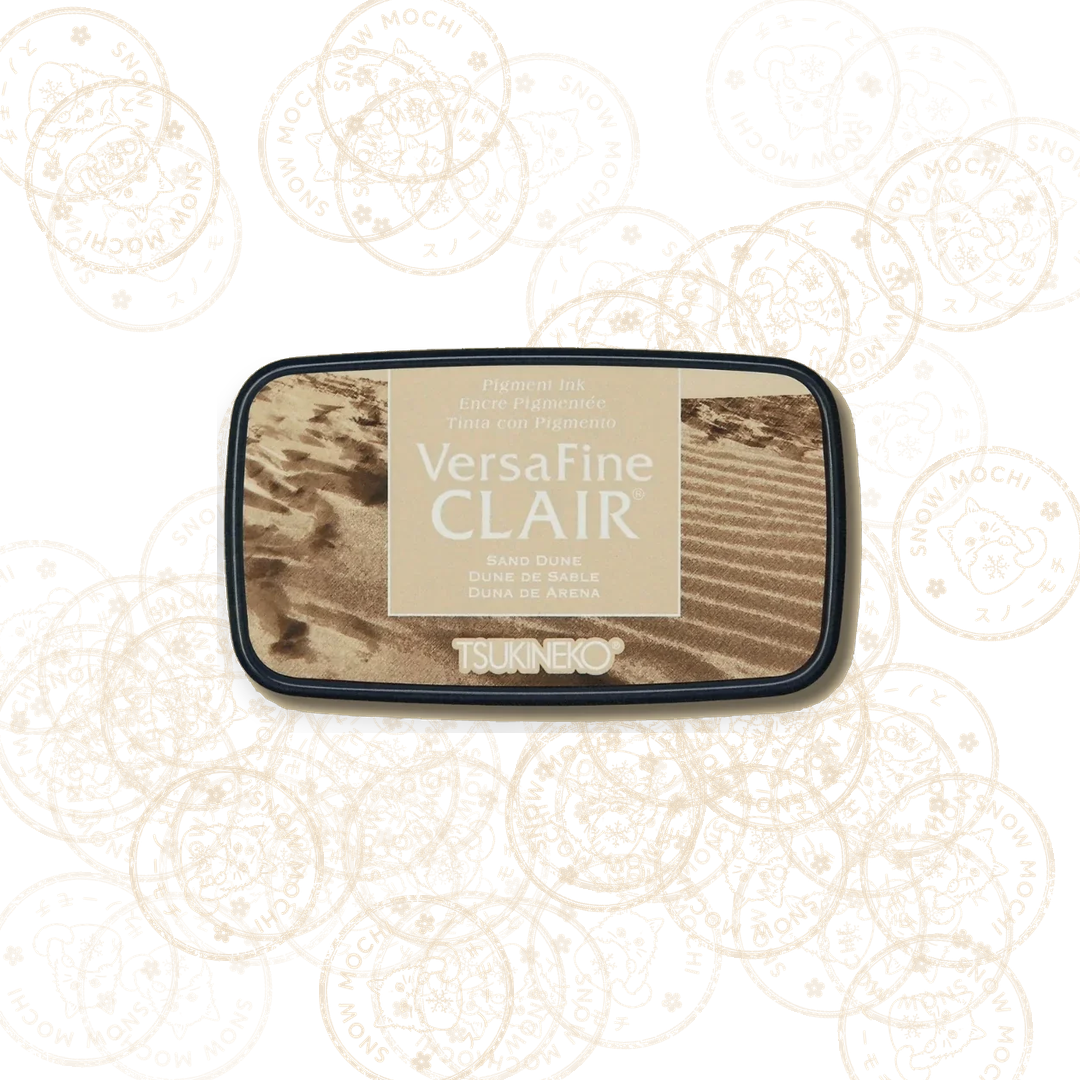 Tsukineko Versafine Clair Pigment Ink Pad | Stamp Pad - Brown & Beige Tones