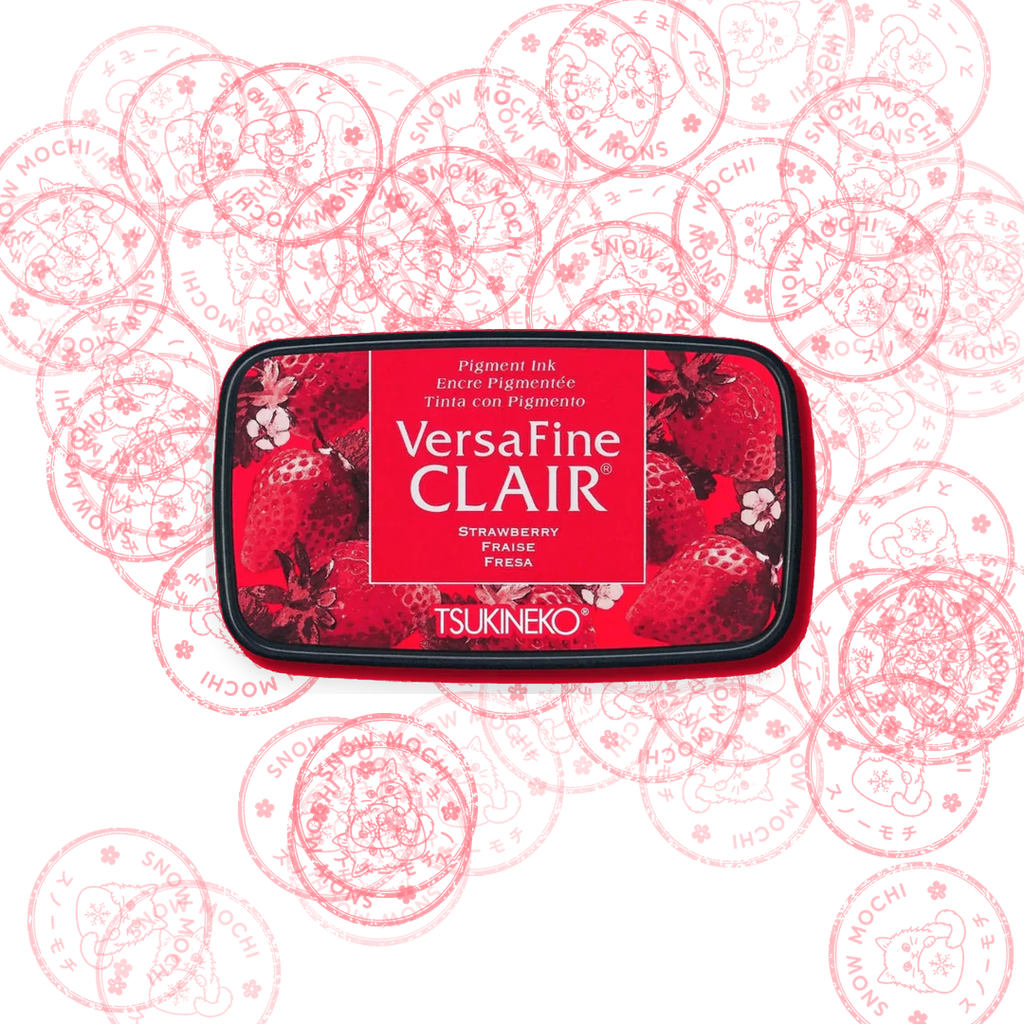Tsukineko Versafine Clair Pigment Ink Pad | Stamp Pad - Red & Burgundy Tones