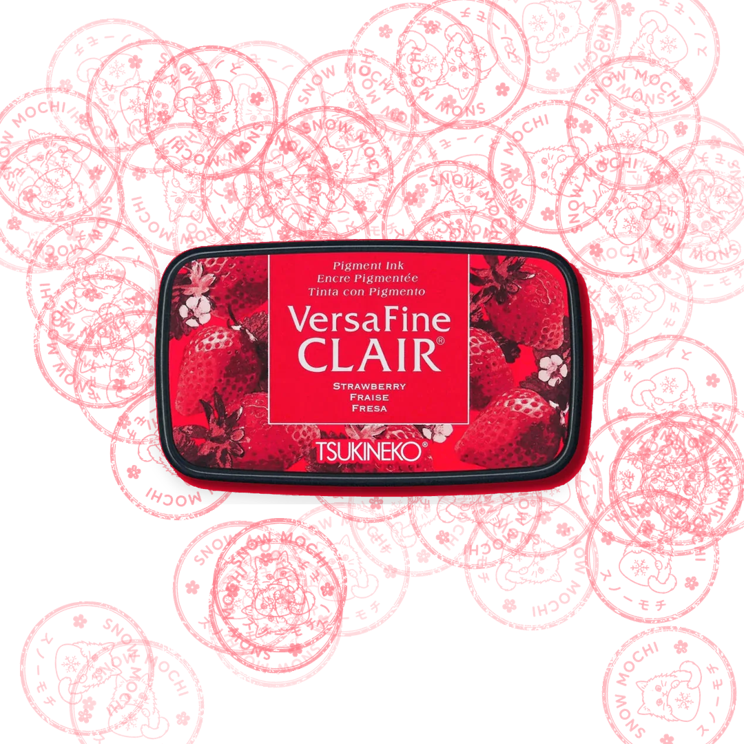 Tsukineko Versafine Clair Pigment Ink Pad | Stamp Pad - Red & Burgundy Tones