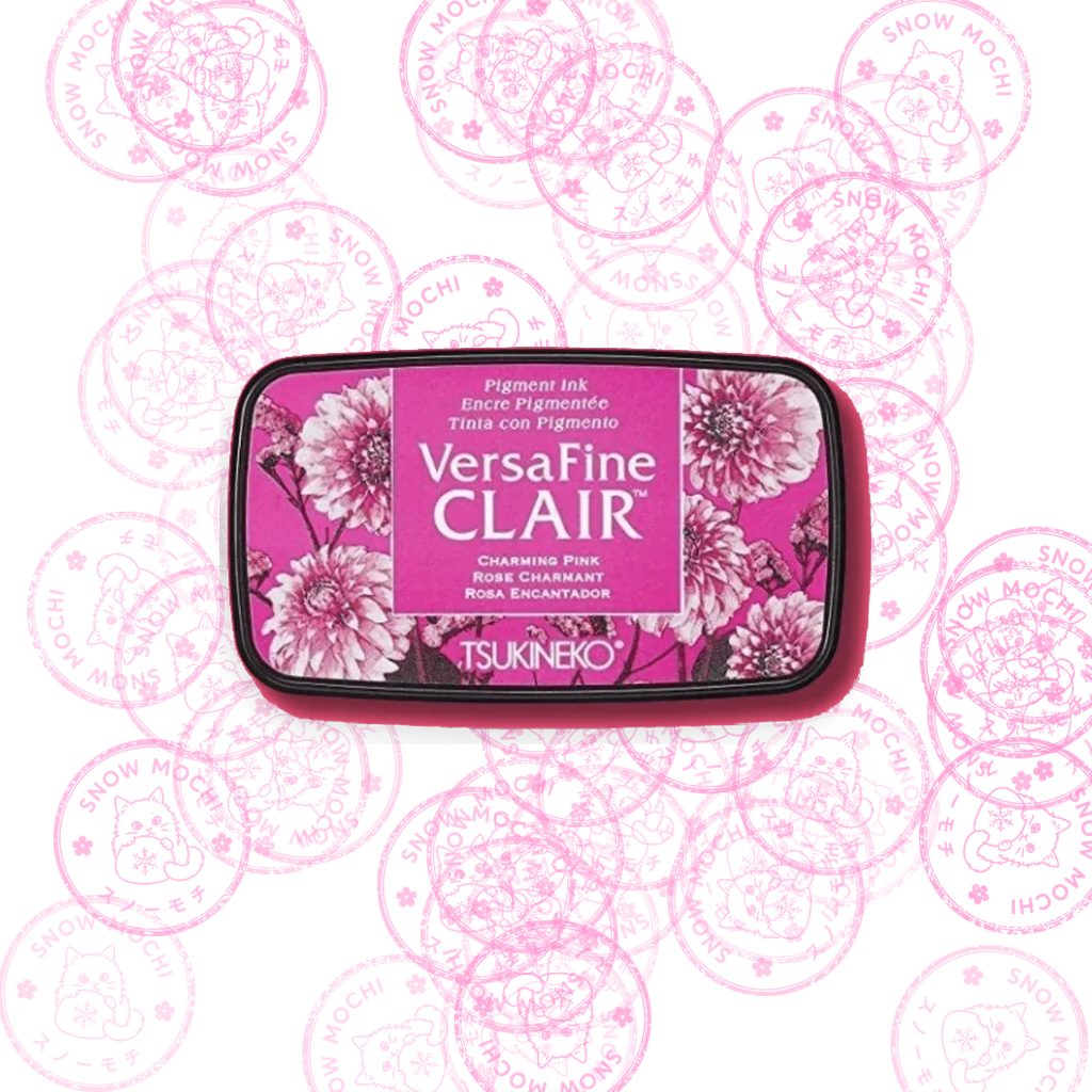 Tsukineko Versafine Clair Pigment Ink Pad | Stamp Pad  - Pink Tones